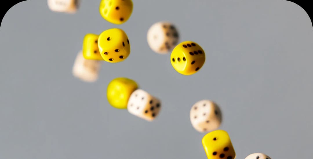 A competitive advantage can be the result of effectively strengthening collaboration and digital culture within a company, much like rolling dice in a well-planned game—the better the team synergy, the higher the chance of a favorable outcome.