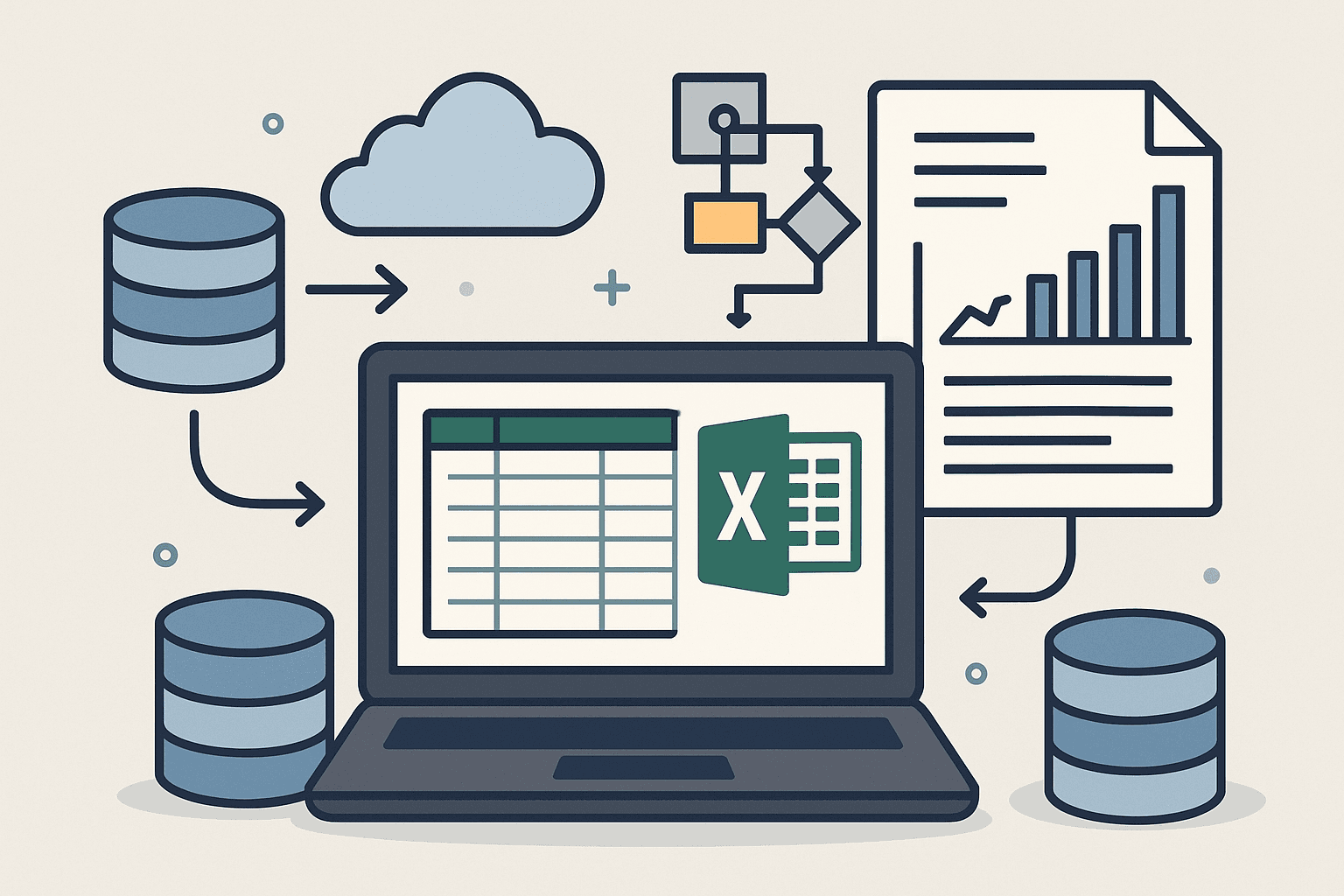 Data processing patterns and exel integration tips